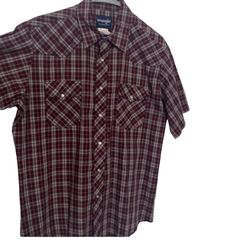 Wrangler men’s short sleeve western shirt